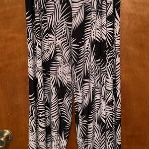 Black and White Palazzo Pants